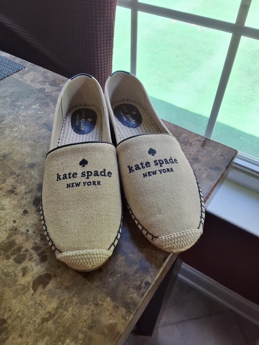 Kate Spade Gummy Espadrilles Size 10B NWOB